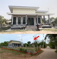บ้านเดี่ยวหลุดจำนอง ธ.ธนาคารอาคารสงเคราะห์ กระเบื้องใหญ่ พิมาย นครราชสีมา